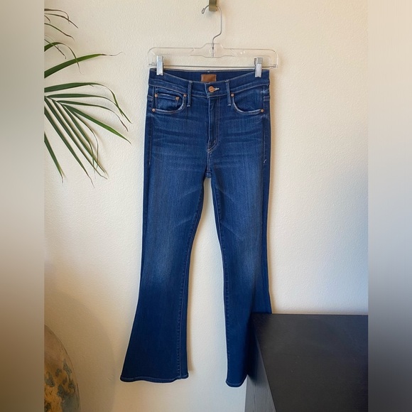 Mother Denim Women’s The Weekender Flare Jeans in Sweet Lime Size 25 - Picture 2 of 11